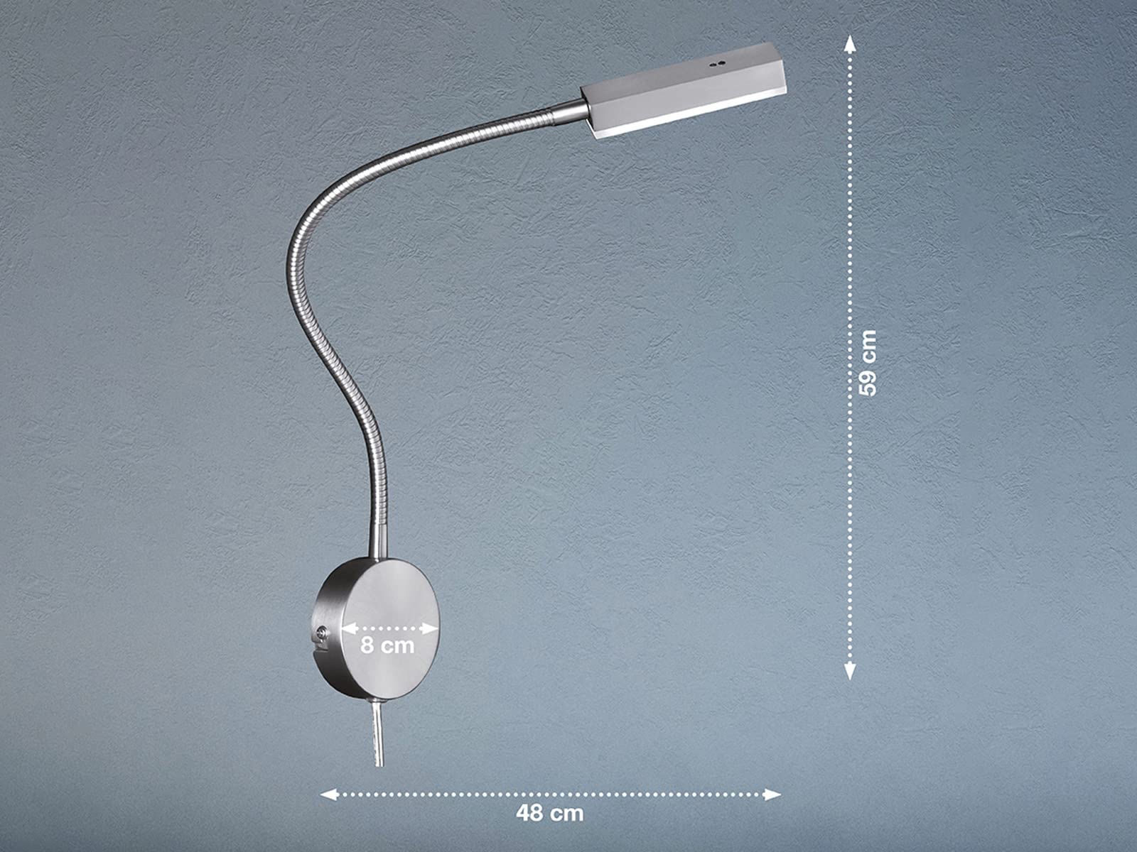 fischer-honsel-raik-wandspot-led-nickelfarben-flexarm-dimmbar image 4