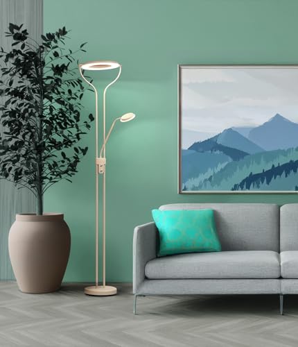 fischer-honsel-davos-fluter-stehleuchte-sandfarben-180-cm-dimmbar image 4