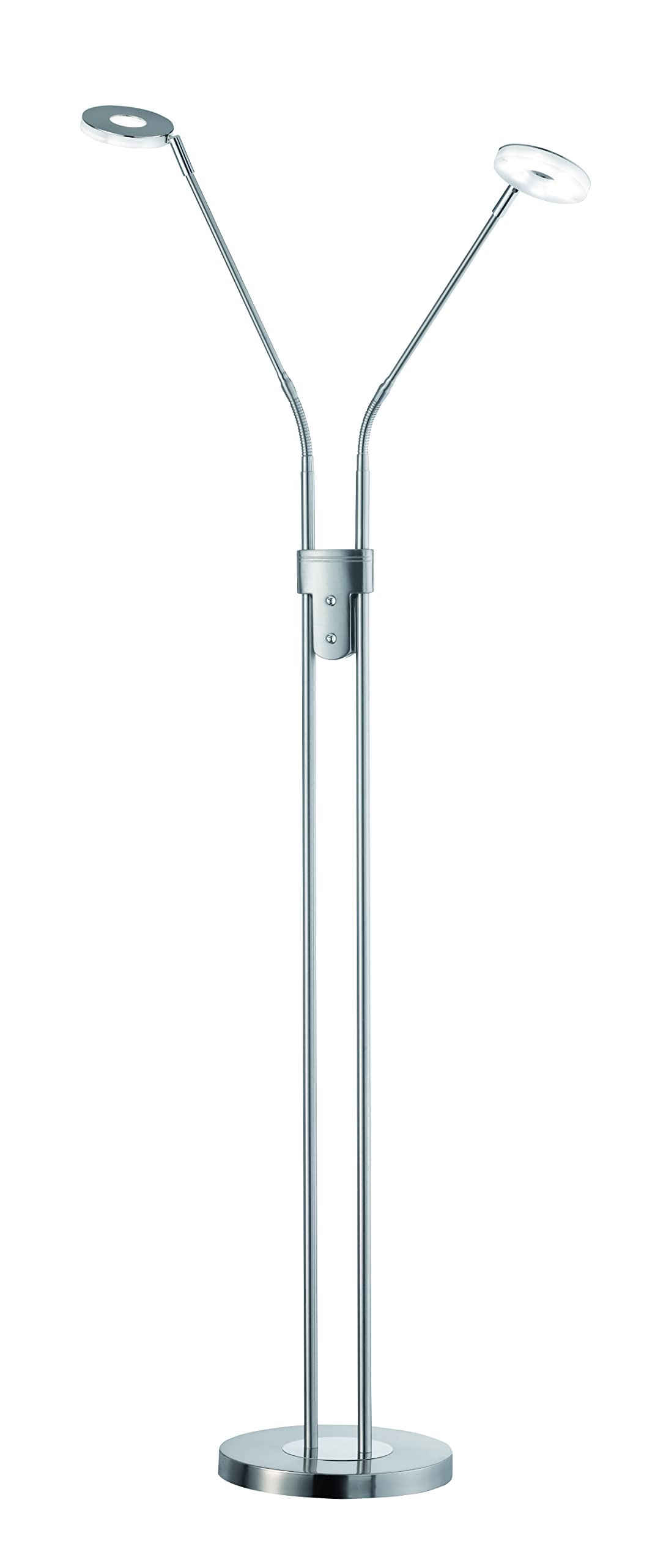 fischer-honsel-dent-stehleuchte-2x-led-6w-nickelfarben-cct-dimmbar-1600lm image 1