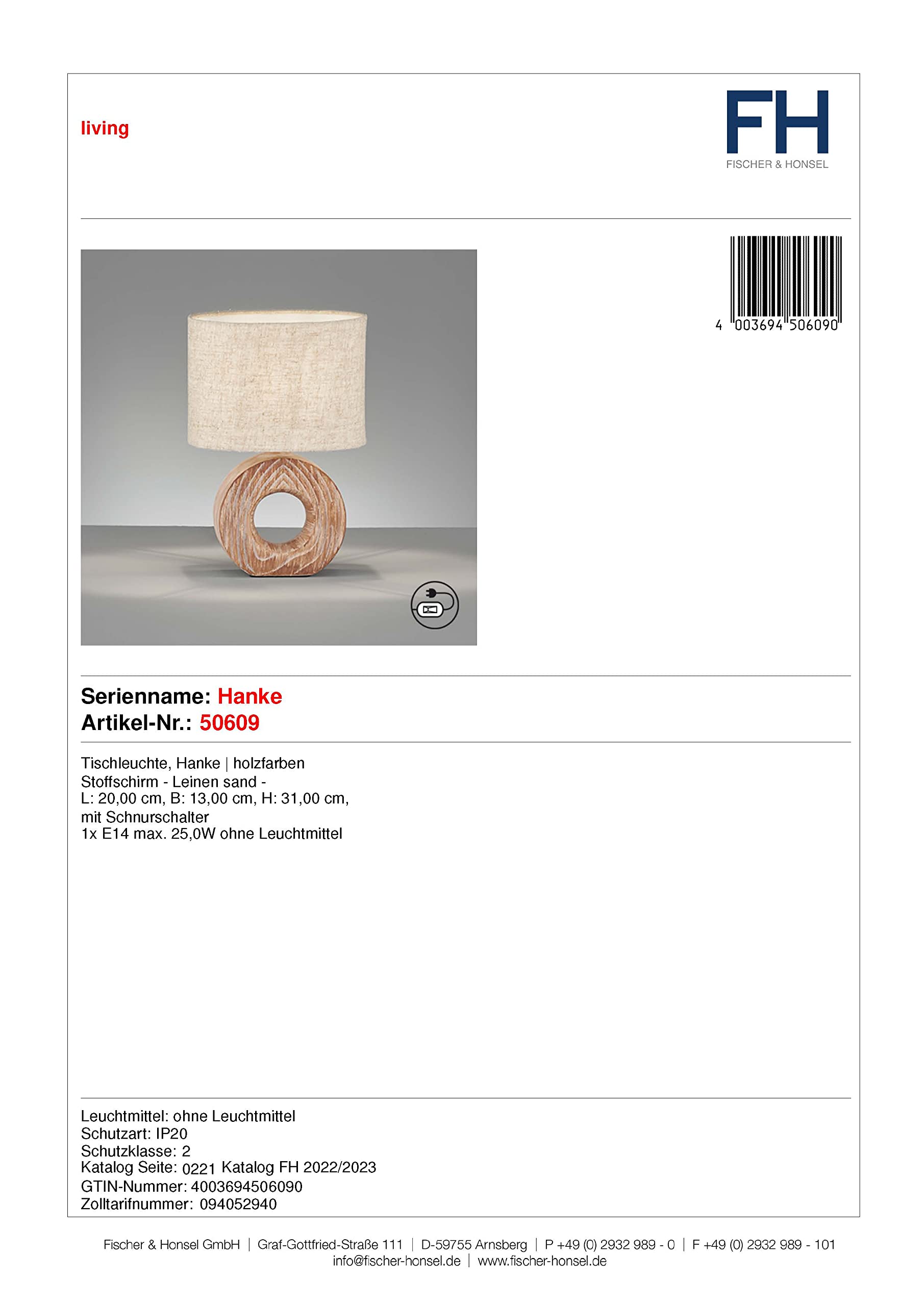 fischer-honsel-hanke-50609-tischleuchte-holzfarben-sand-e14 image 5