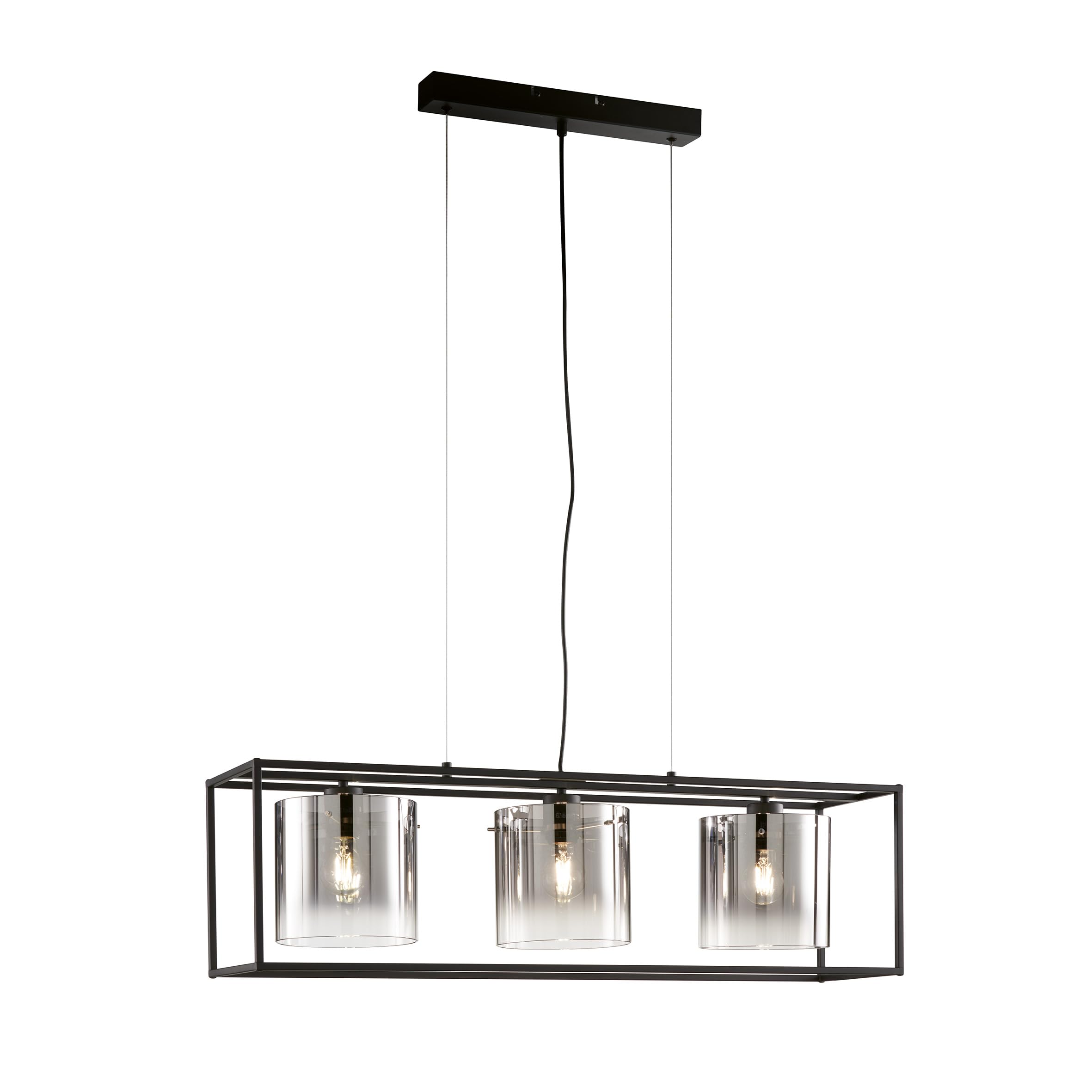 fischer-honsel-samu-pendelleuchte-sandschwarz-90x23-cm-3x-e27-h-henverstellbar image 1