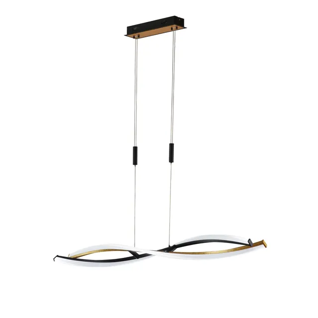 fischer-honsel-torcido-led-pendelleuchte-sandschwarz-gold-105-5-cm-dimmbar-cct image 1