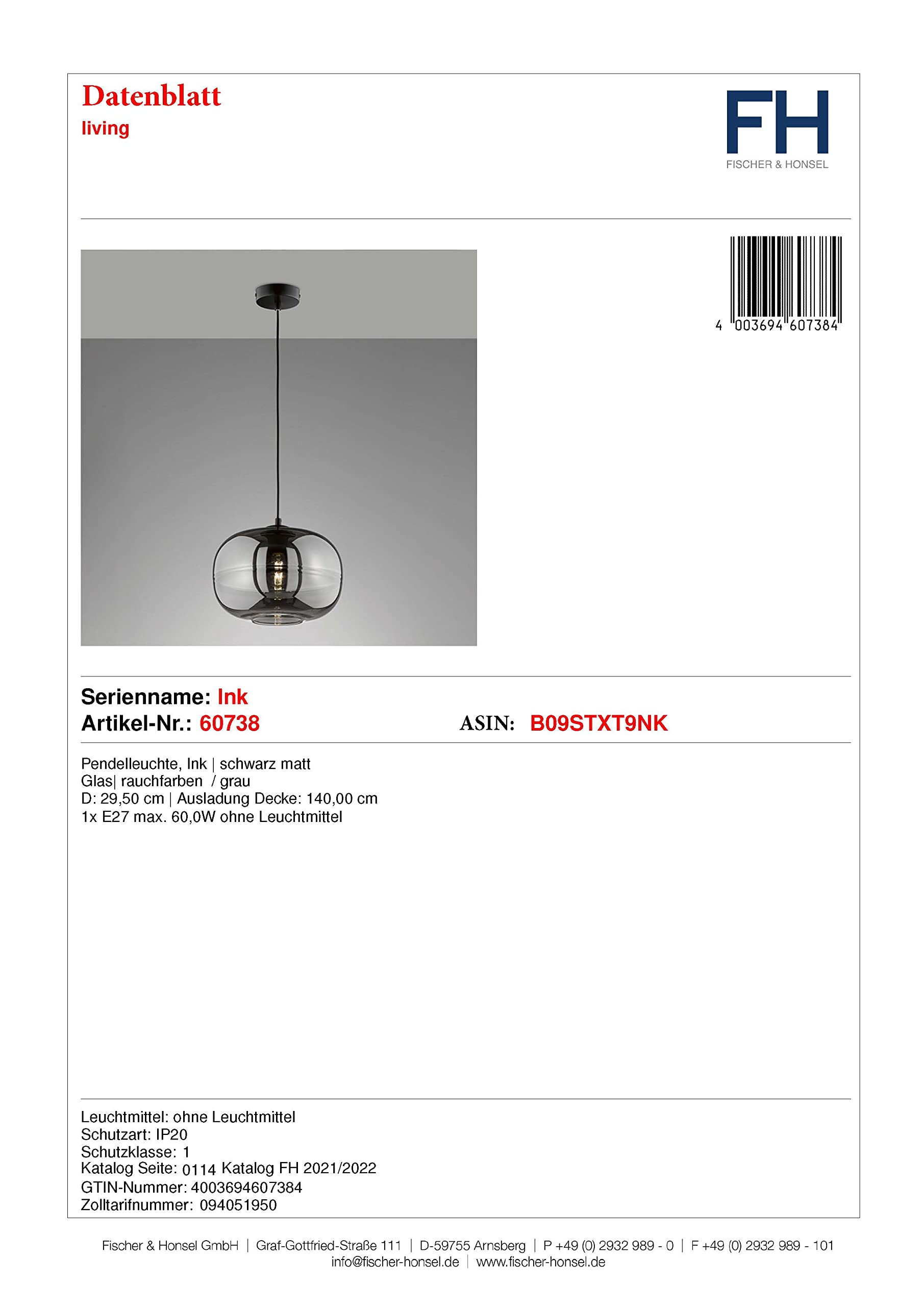 fischer-honsel-ink-pendelleuchte-e27-rauchglas-schwarz-matt-29-5-cm image 4