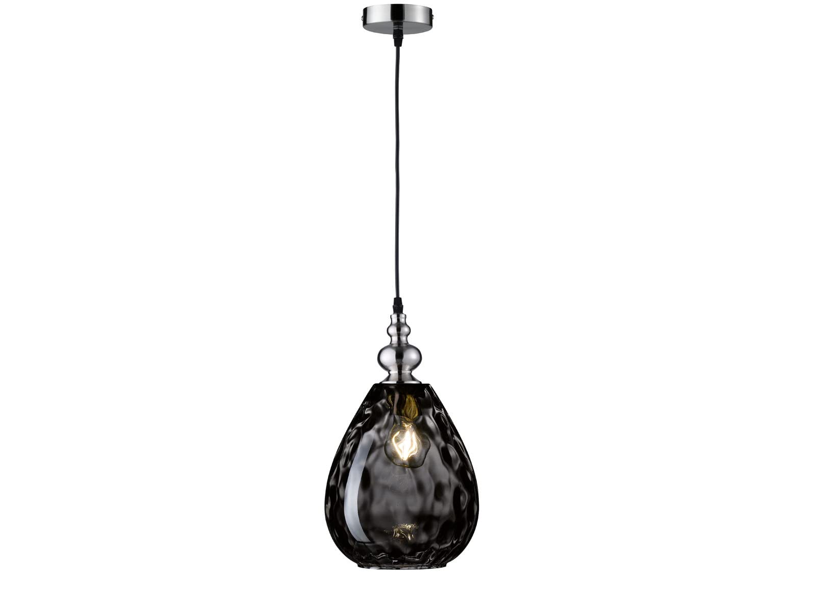 fischer-honsel-uller-pendelleuchte-e27-rauchglas-mattnickel-20cm image 1