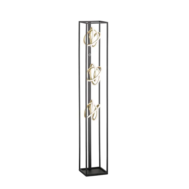 fischer-honsel-gisi-stehleuchte-schwarz-matt-gold-130-cm-led-4600-lm-dimmbar image 1