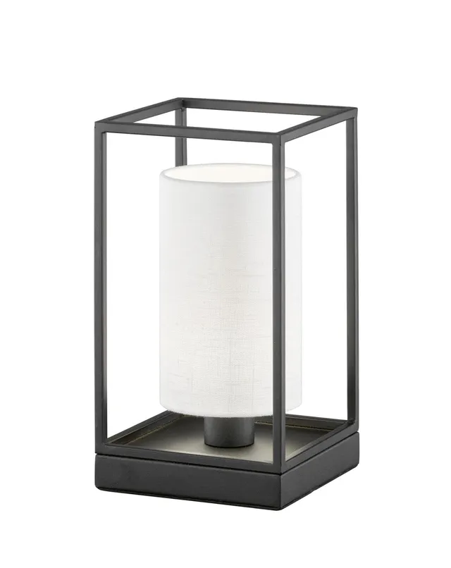 fischer-honsel-gilli-tischleuchte-sandschwarz-28-5-cm-e14-mit-schnurschalter image 1