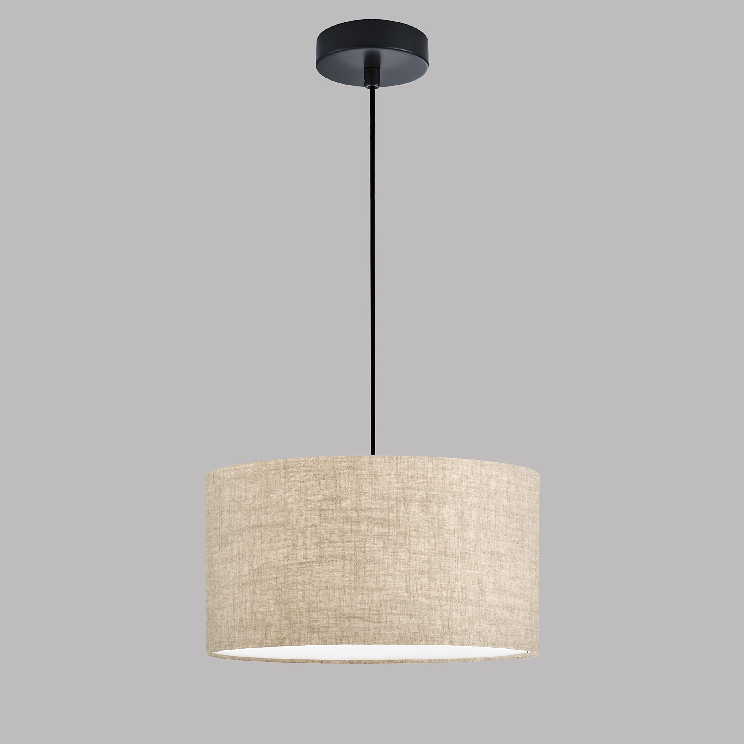 fischer-honsel-teramo-pendelleuchte-sandschwarz-leinen-sandfarben-d-38-cm-3x-e27 image 4