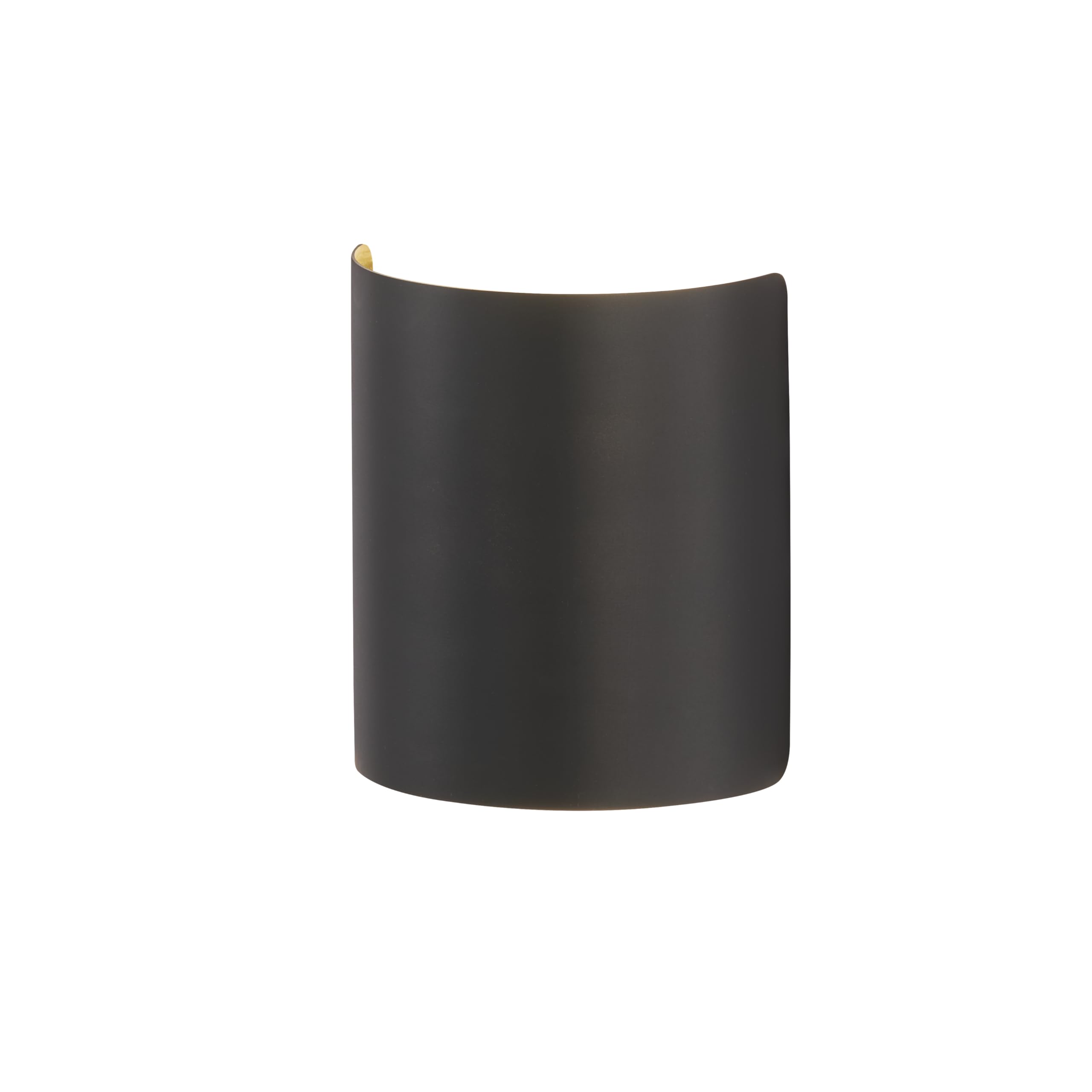 fischer-honsel-halv-wandleuchte-sandschwarz-innen-goldfarben image 1