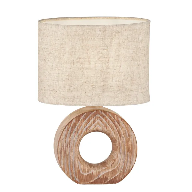 fischer-honsel-hanke-50609-tischleuchte-holzfarben-sand-e14 image 1