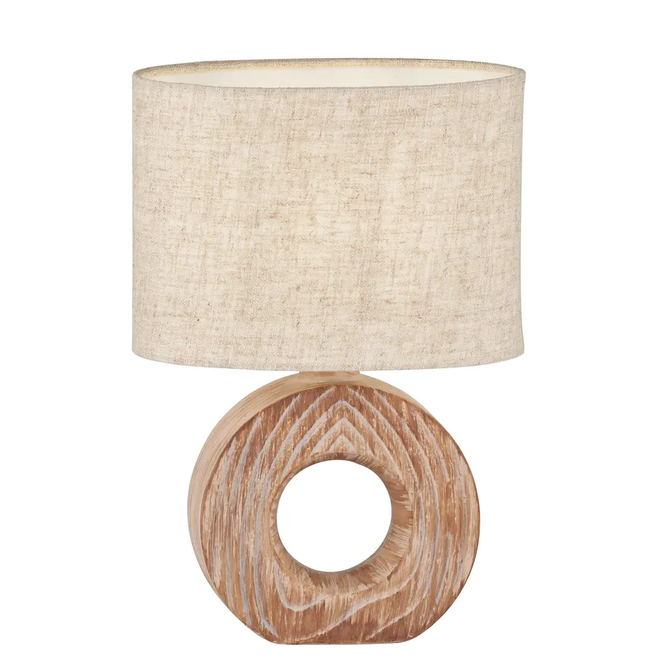 fischer-honsel-hanke-50609-tischleuchte-holzfarben-sand-e14 image 1