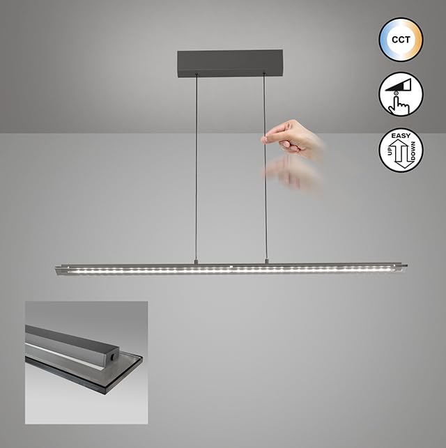fischer-honsel-torvi-pendelleuchte-sandgrau-115-cm-22w-2800lm-rauchglas image 3
