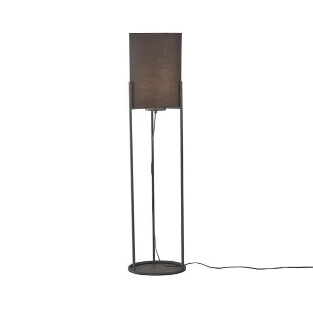 fischer-honsel-spenzer-stehleuchte-sandschwarz-gold-114-cm-e27-mit-fu-schalter image 1