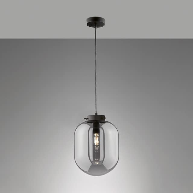 fischer-honsel-regi-pendelleuchte-schwarz-matt-rauchglas-e27 image 8