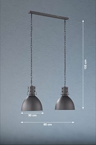 fischer-honsel-london-pendelleuchte-2-flammig-sandschwarz-90x30-cm-e27 image 7