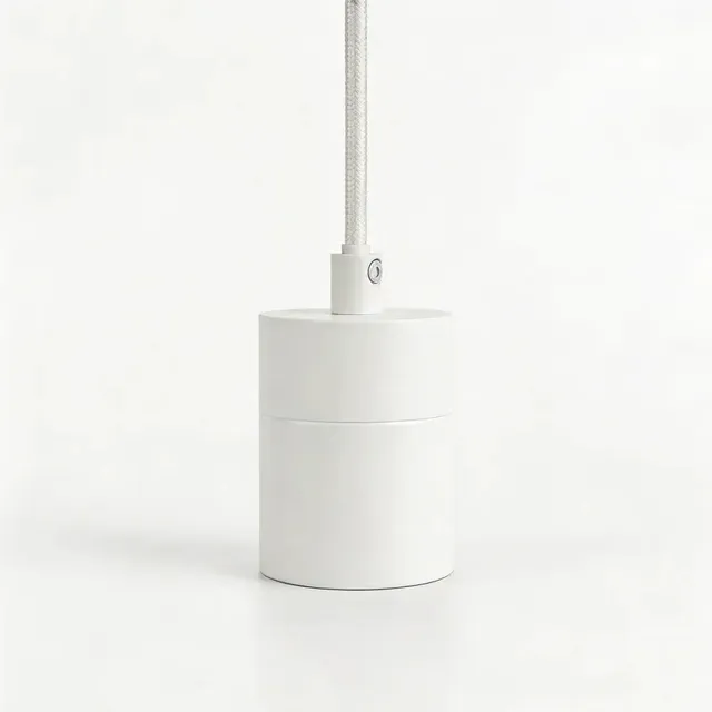 gofurnit-pendelleuchtenfassung-e27-mattwei image 1
