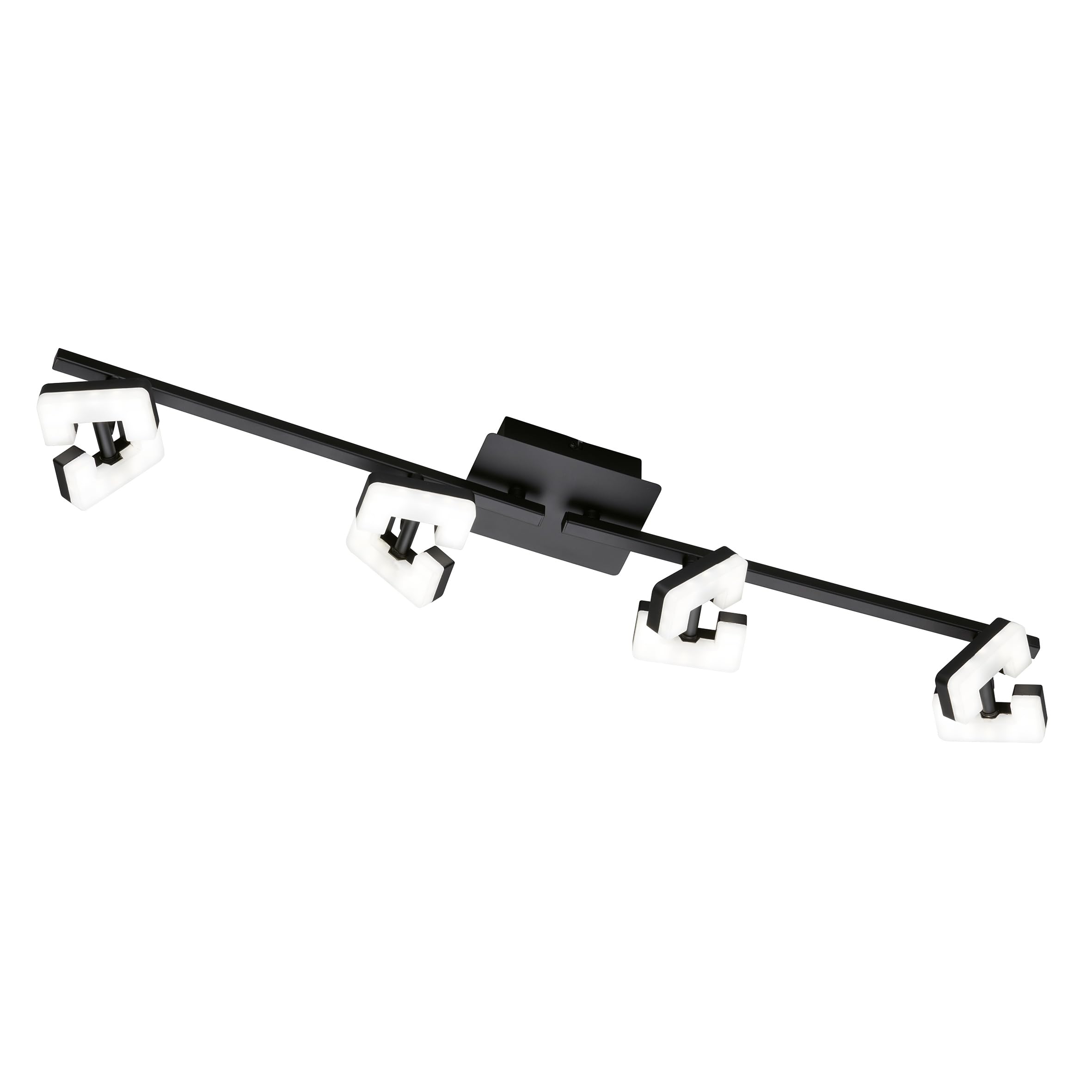 fischer-honsel-ray-deckenleuchte-sandschwarz-schwenkbar-78-cm-4x-led-2500-lm image 1