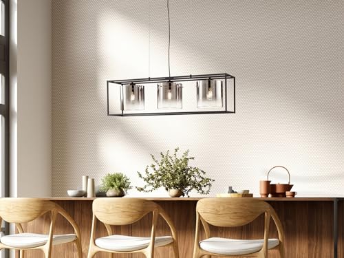 fischer-honsel-samu-pendelleuchte-sandschwarz-90x23-cm-3x-e27-h-henverstellbar image 7