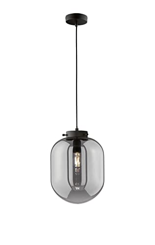 fischer-honsel-regi-pendelleuchte-schwarz-matt-rauchglas-e27 image 6