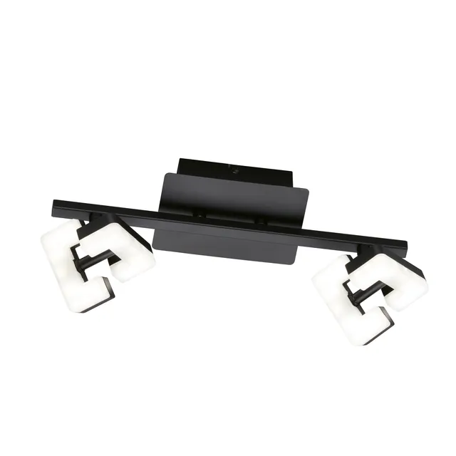 fischer-honsel-ray-deckenleuchte-sandschwarz-schwenkbar-2x-led-1300-lm image 1