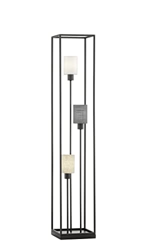 fischer-honsel-isko-stehleuchte-sandschwarz-122-5-cm-3x-e14-stoffschirme image 4