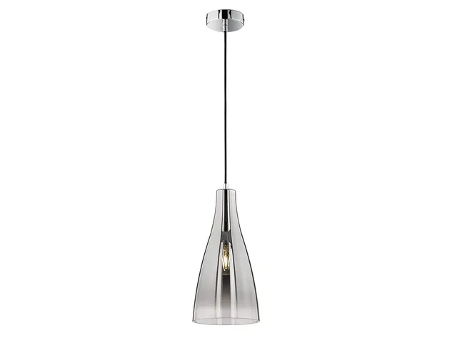 fischer-honsel-zeal-pendelleuchte-e27-metall-glas-chrom-23-cm image 1