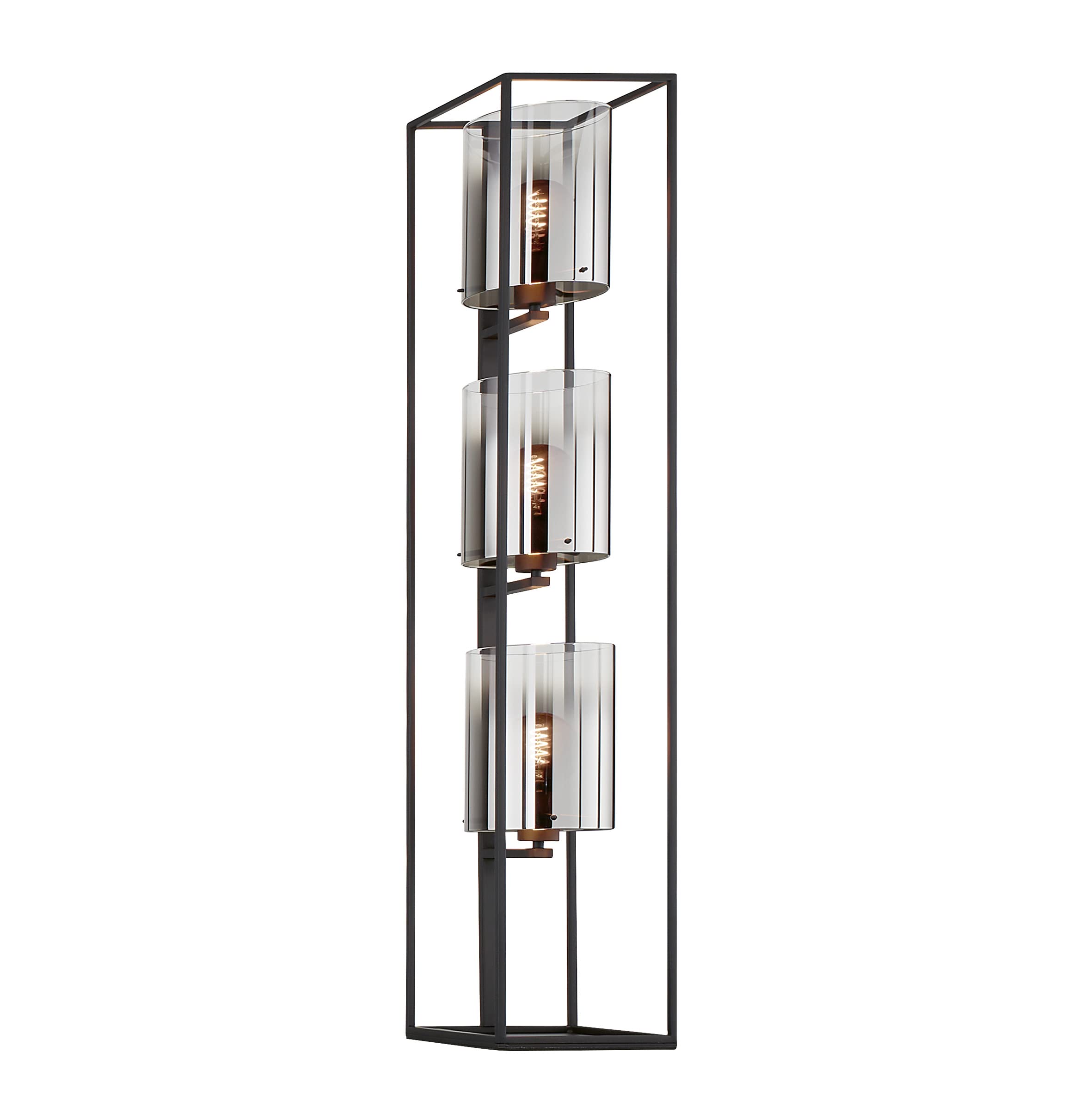 fischer-honsel-samu-stehleuchte-130-cm-sandschwarz-rauchglas-3x-e27 image 3