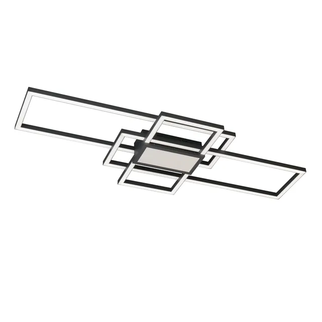 fischer-honsel-seth-deckenleuchte-sandschwarz-98-cm-fernbedienung-cct-dimmbar image 1