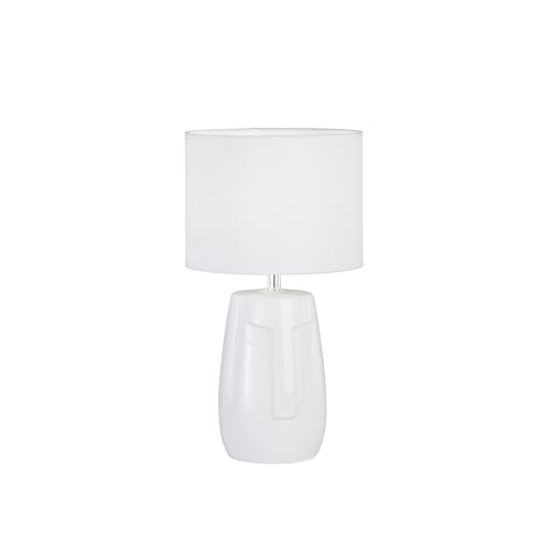 fischer-honsel-face-tischleuchte-wei-36-5-cm-e14-mit-stoffschirm image 5
