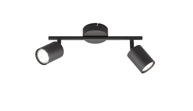 fischer-honsel-vano-decken-spot-sandschwarz-2x-gu10 image 1