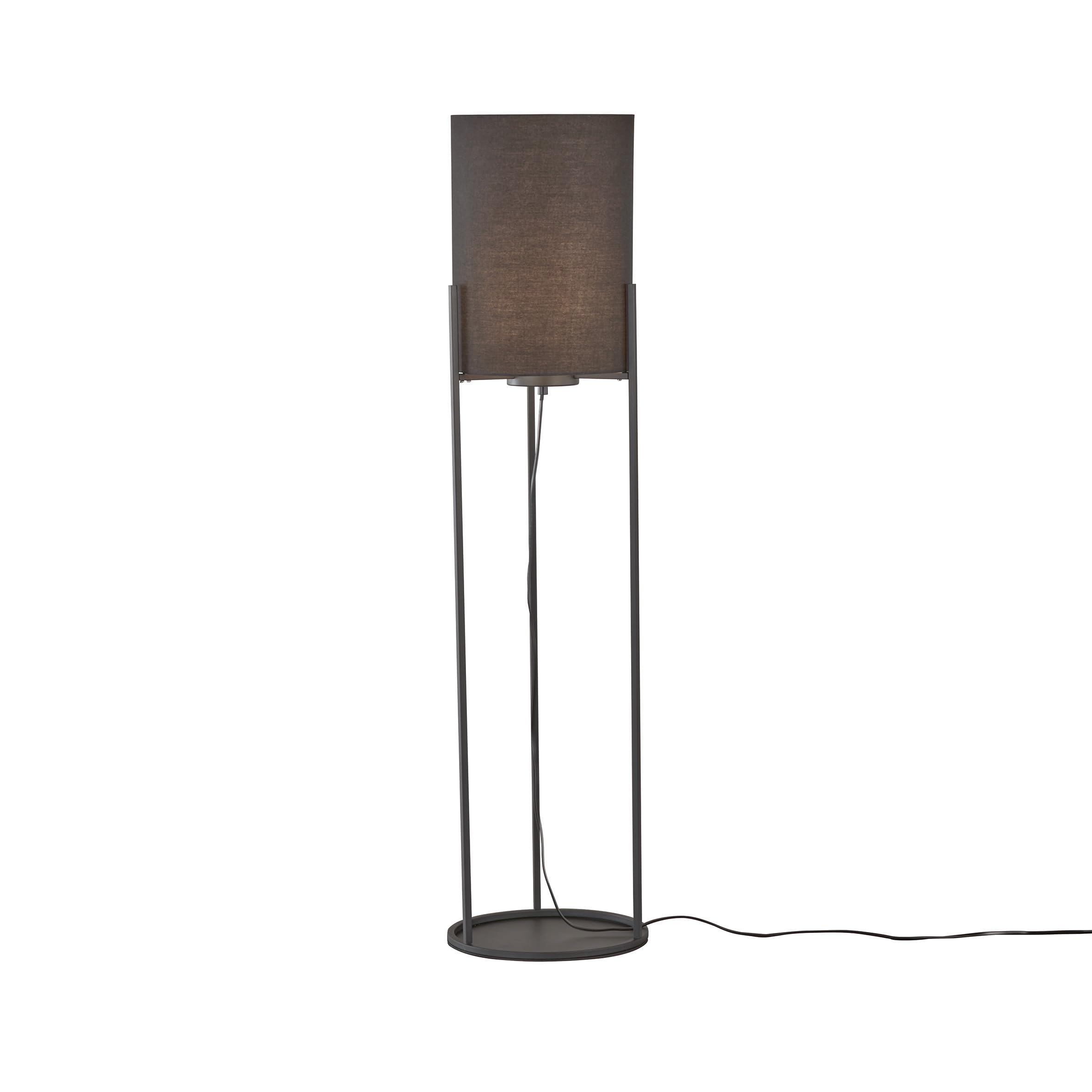 fischer-honsel-spenzer-stehleuchte-sandschwarz-gold-114-cm-e27-mit-fu-schalter image 1