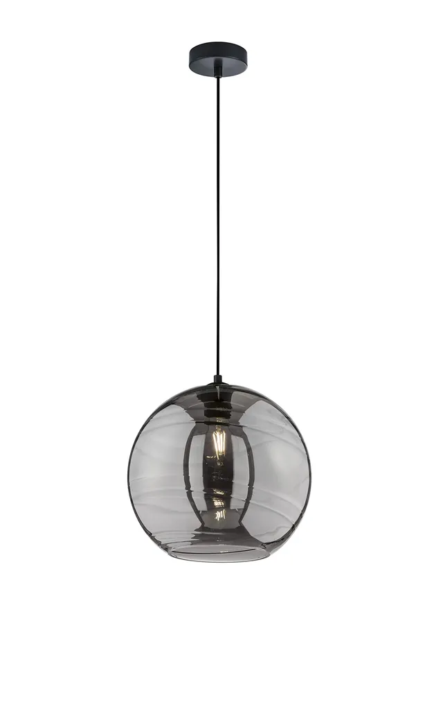 fischer-honsel-opie-pendelleuchte-rauchglas-30-cm-e27 image 1