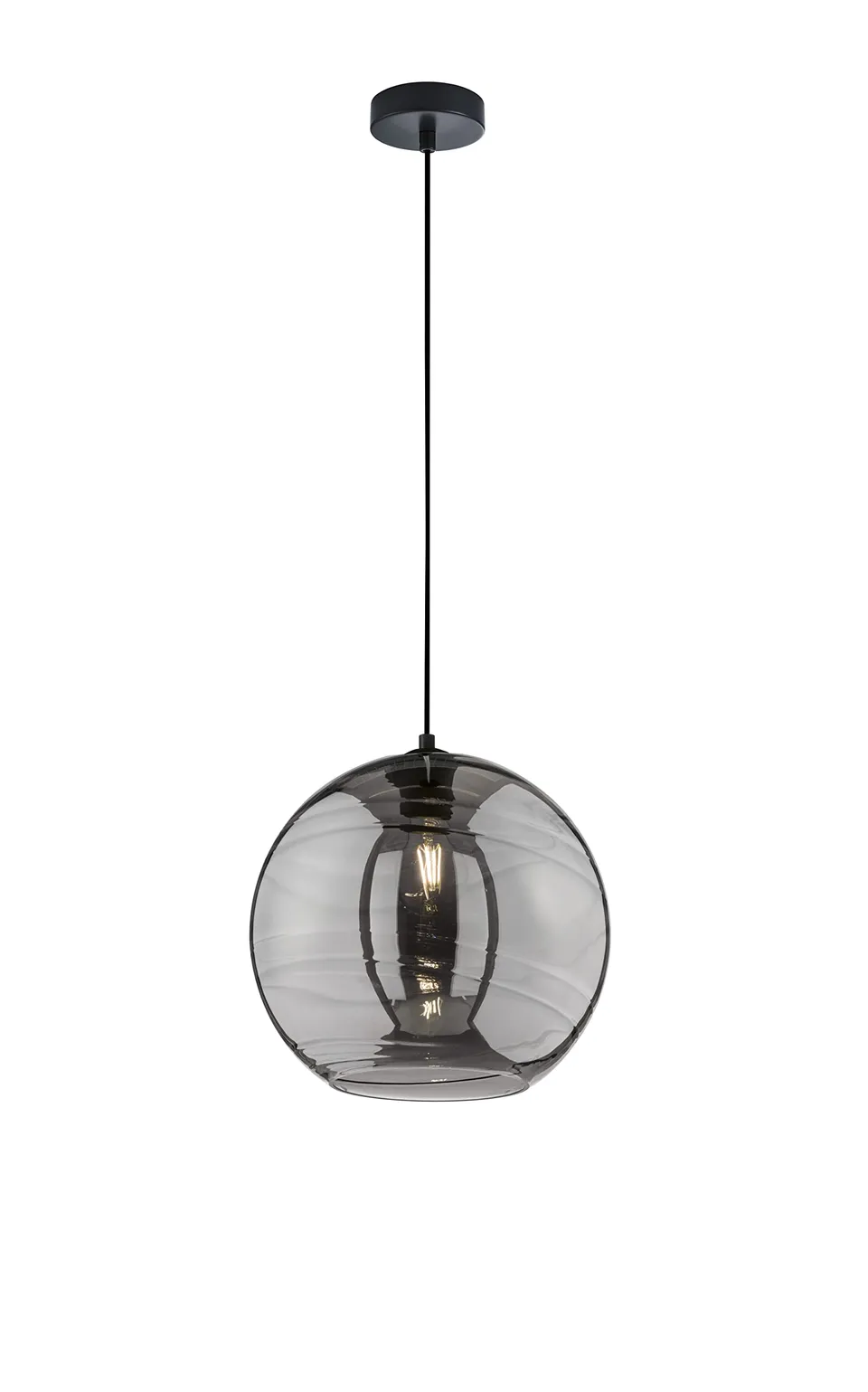 fischer-honsel-opie-pendelleuchte-rauchglas-30-cm-e27 image 1