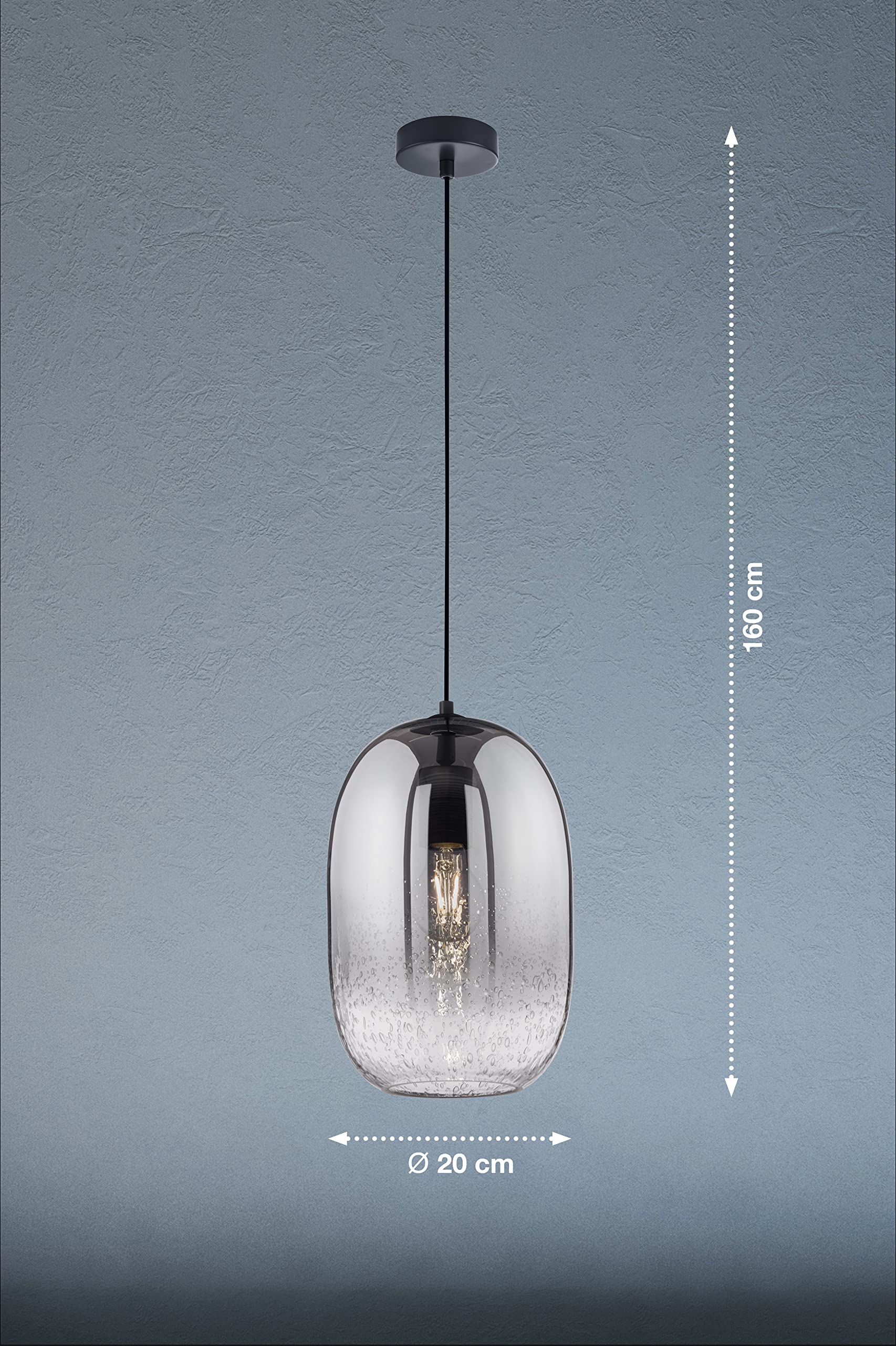 fischer-honsel-trace-pendelleuchte-schwarz-rauchglas-e27 image 2