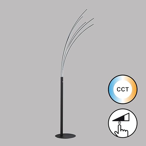 fischer-honsel-ellmau-led-stehleuchte-bogen-sandschwarz-dimmbar-mit-cct image 7