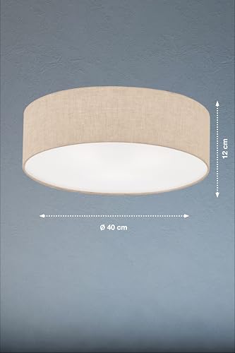 fischer-honsel-thor-deckenleuchte-3-flammig-e14-leinen-sandfarben-40-cm image 8