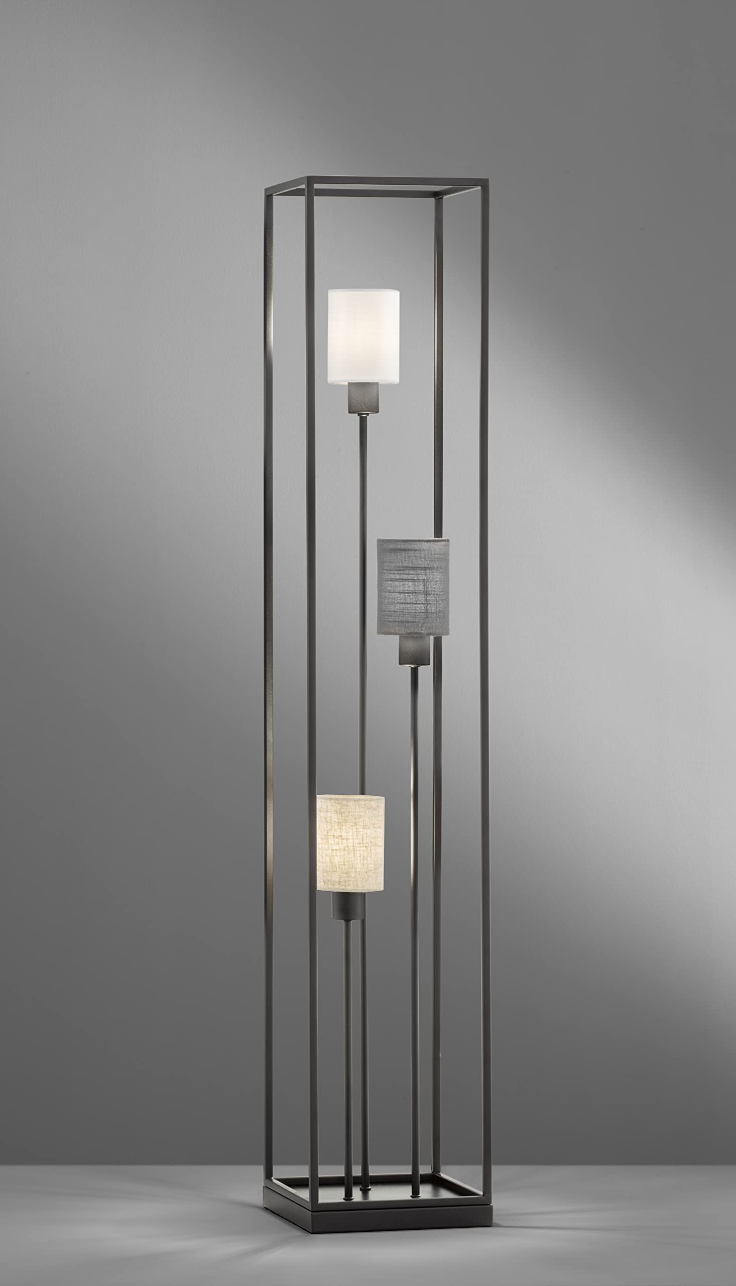 fischer-honsel-isko-stehleuchte-sandschwarz-122-5-cm-3x-e14-stoffschirme image 3