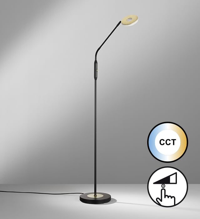 fischer-honsel-dent-stehleuchte-sandschwarz-gold-150-cm-dimmbar-820-lm image 3