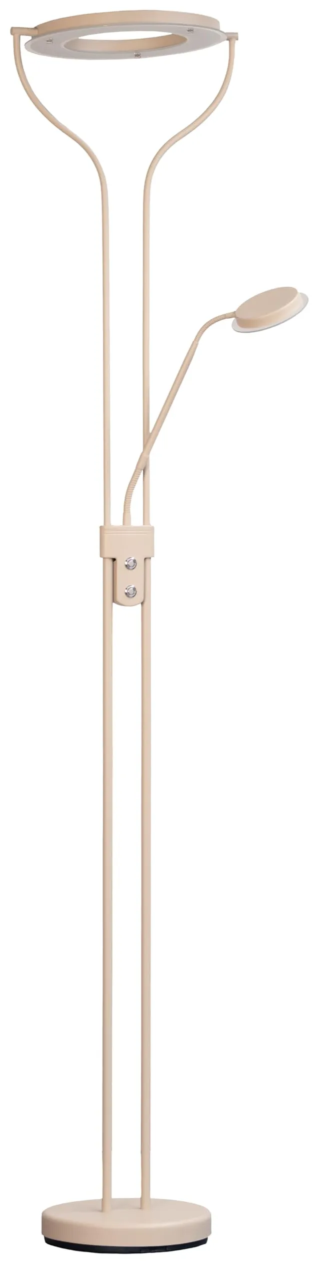 fischer-honsel-davos-fluter-stehleuchte-sandfarben-180-cm-dimmbar image 1