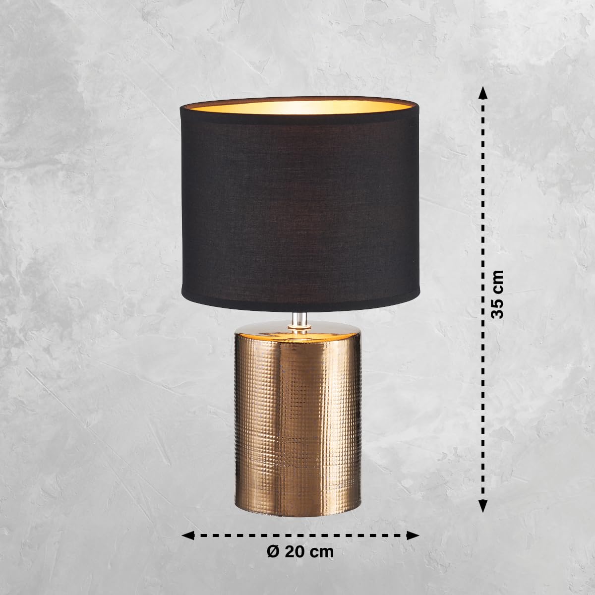 fischer-honsel-bronz-tischleuchte-bronzefarben-antik-schwarz-gold-h-35-cm image 4
