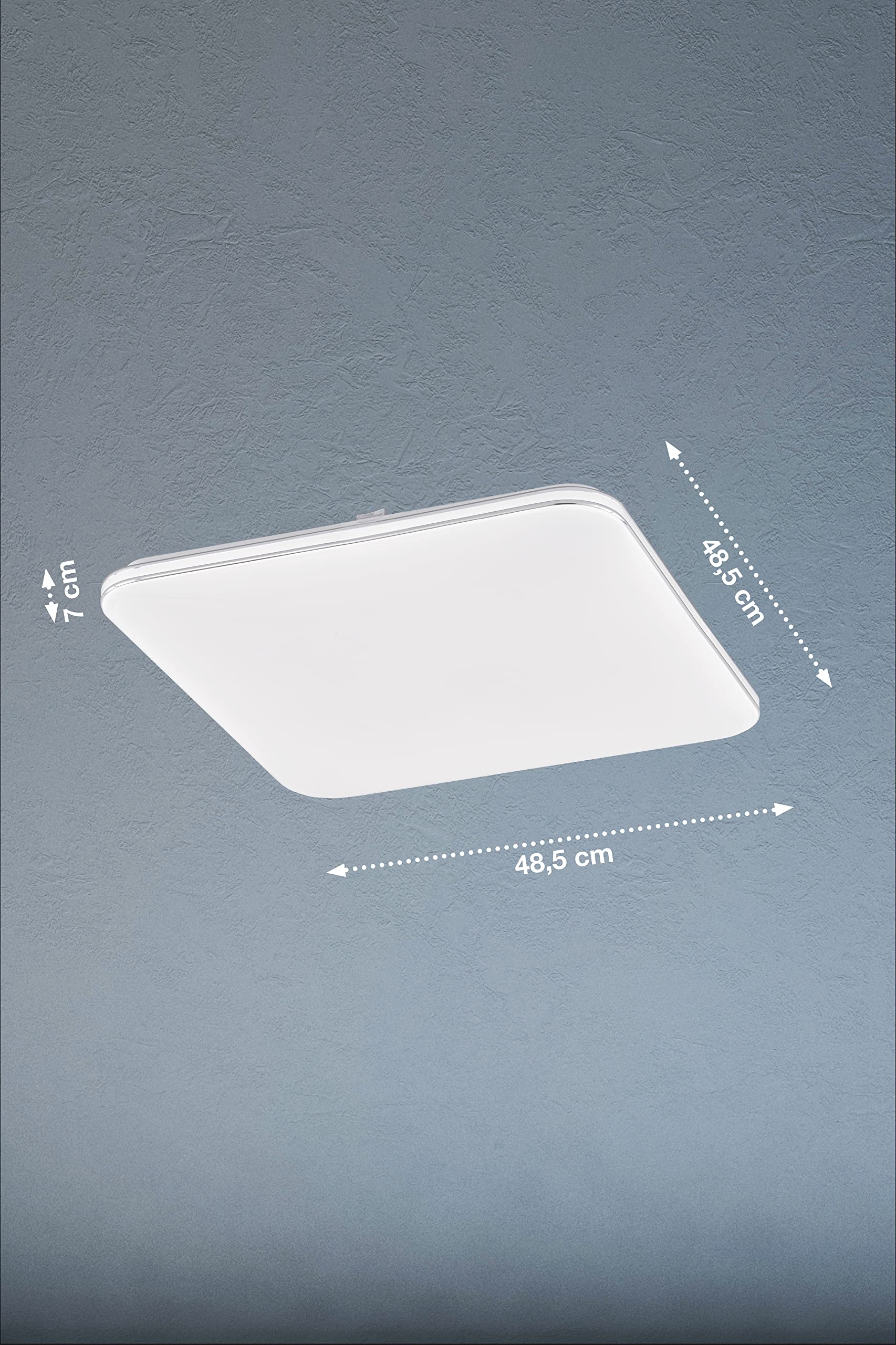 fischer-honsel-porto-deckenleuchte-48-5-cm-wei-gl-nzend-chrom-44w-led image 2
