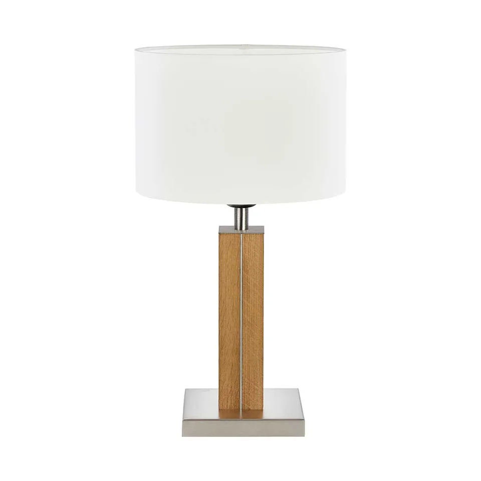 herzblut-dana-tischleuchte-holz-asteiche-nussbaum-mit-nickelsockel image 1