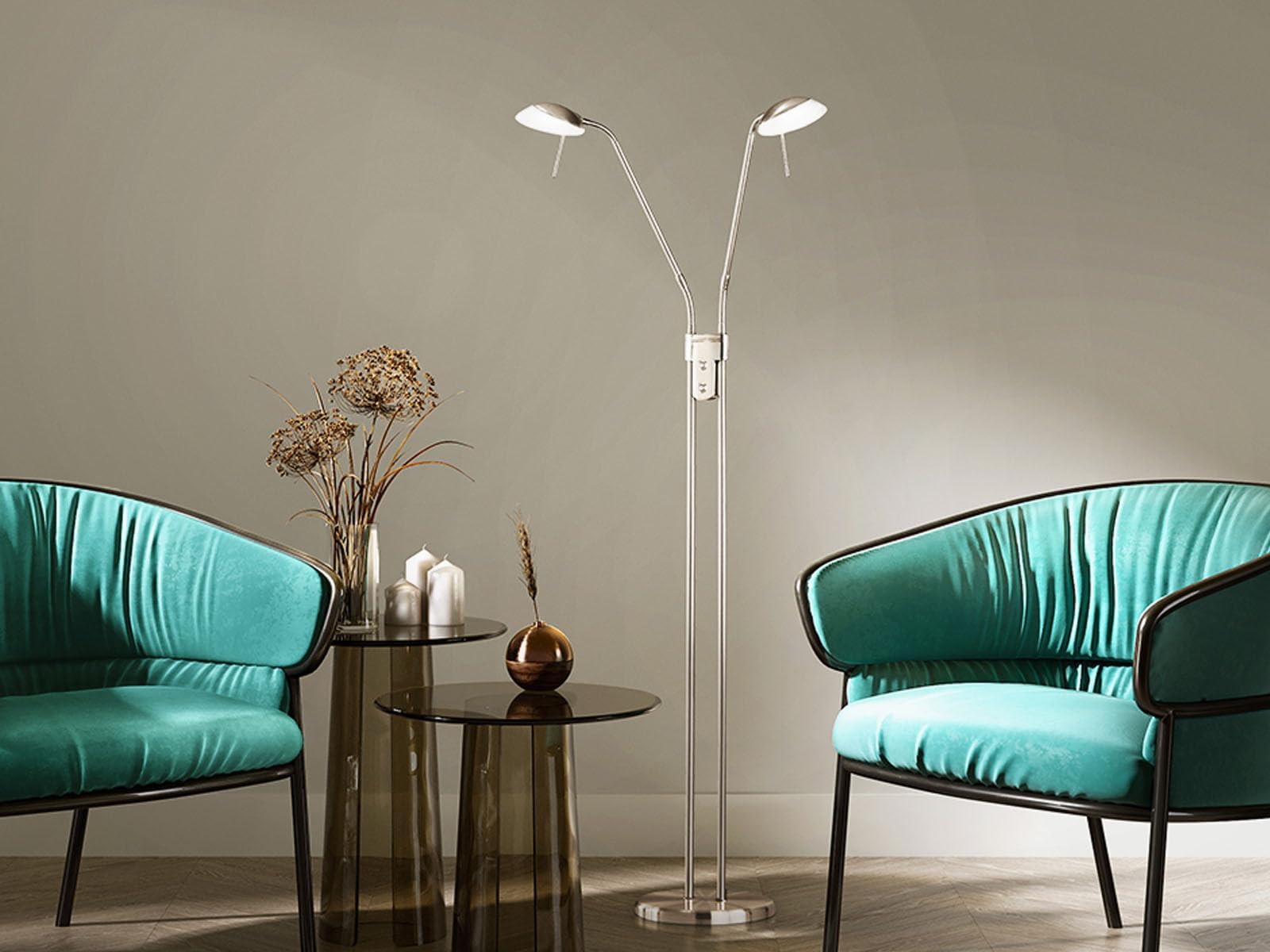 fischer-honsel-stehleuchte-pool-tw-led-dimmbar-cct-flexarme-160-cm image 2