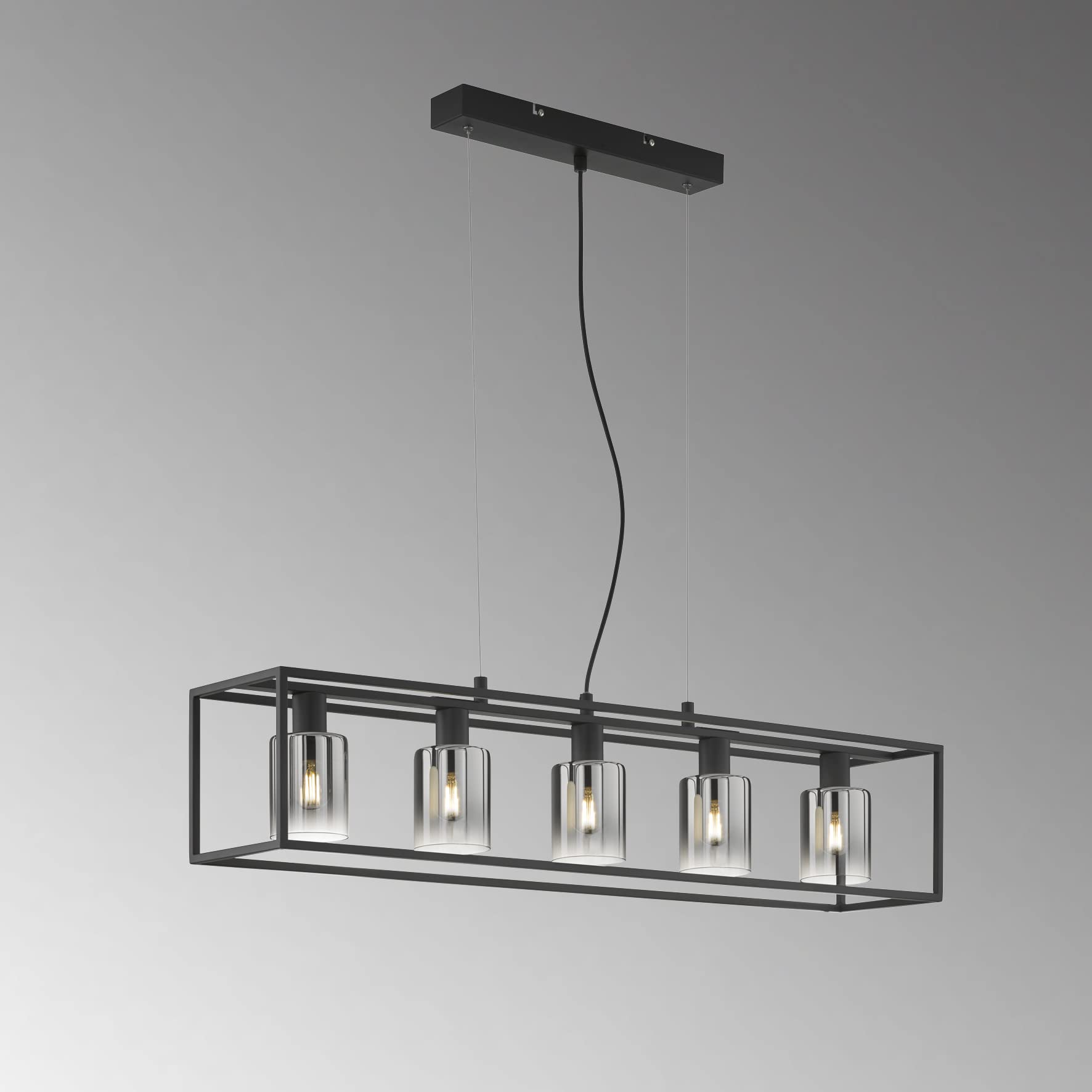 fischer-honsel-iska-pendelleuchte-95-cm-sandschwarz-rauchglas-h-heneinstellbar image 4