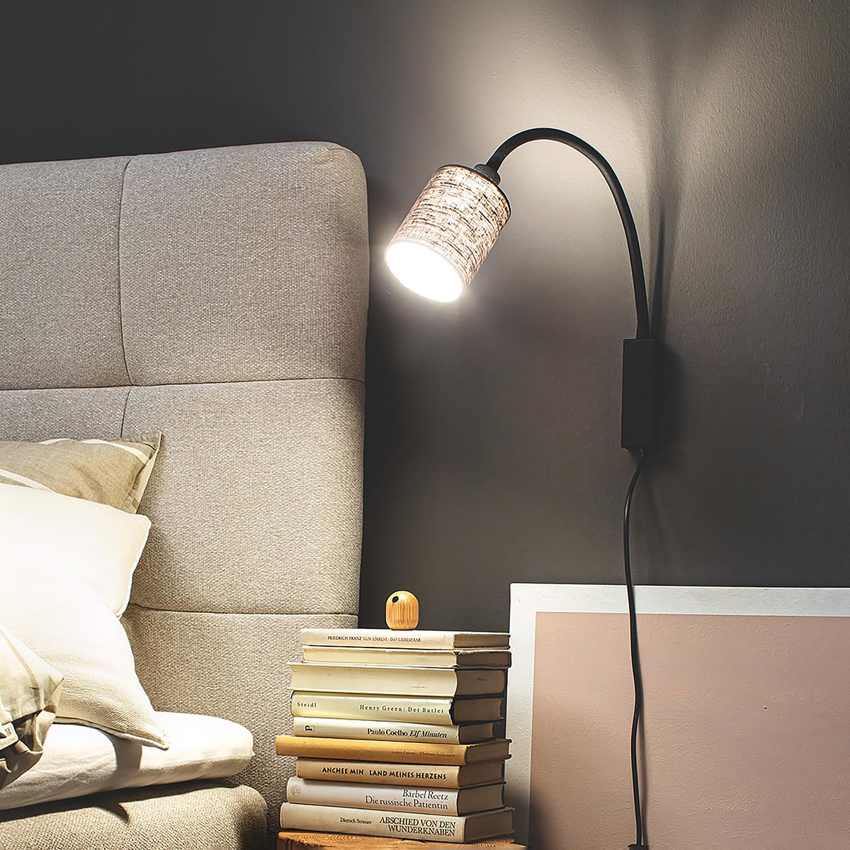 fischer-honsel-maui-wandspot-flex-bettleuchte-sandschwarz-leinen-grau-ausladung- image 2