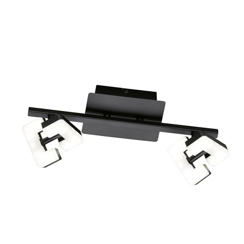 fischer-honsel-ray-deckenleuchte-sandschwarz-schwenkbar-2x-led-1300-lm image 2