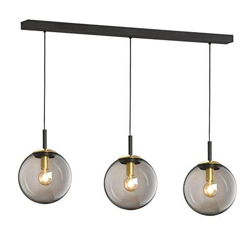 fischer-honsel-dini-pendelleuchte-3-flammig-schwarz-altmessing-rauchglas image 5