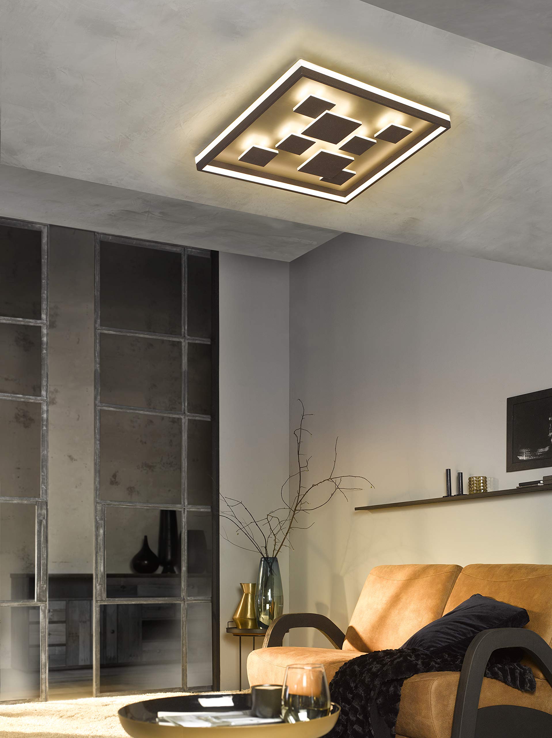 fischer-honsel-rico-20119-led-deckenleuchte-rostfarben-53-cm image 2