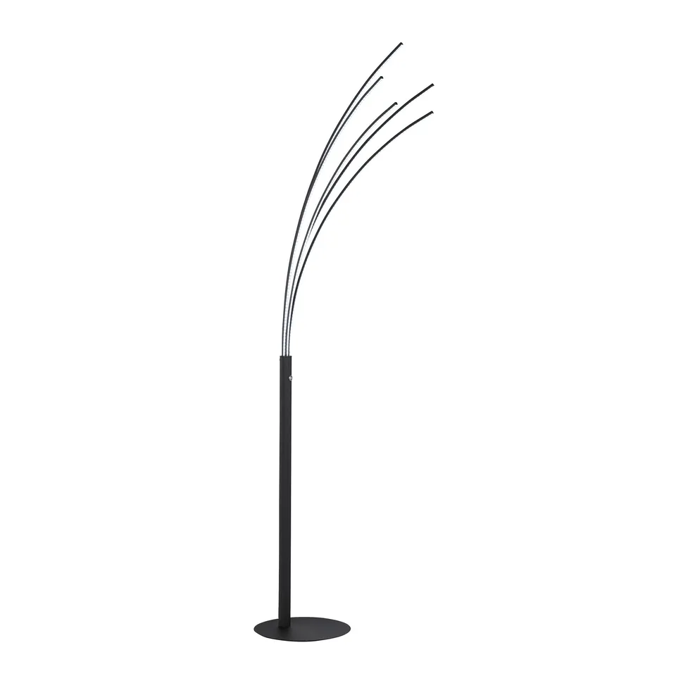 fischer-honsel-ellmau-led-stehleuchte-bogen-sandschwarz-dimmbar-mit-cct image 1