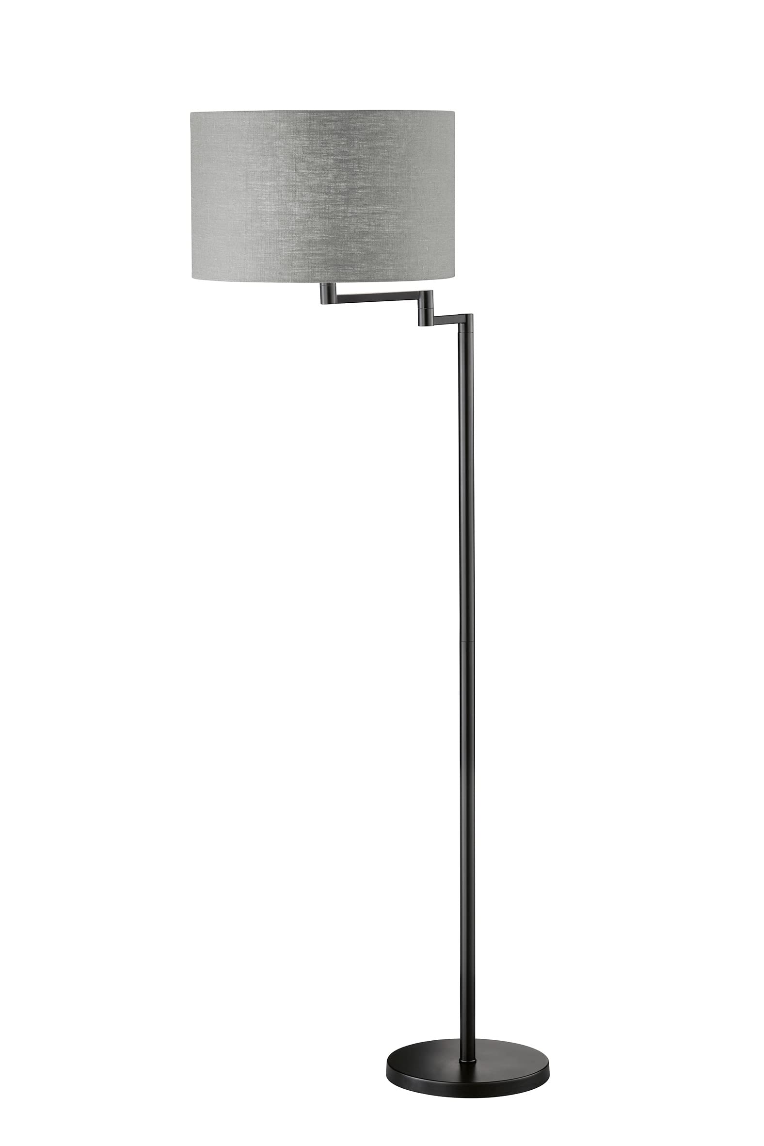 fischer-honsel-rota-stehleuchte-3-flammig-leinen-grau-h-151-cm image 1