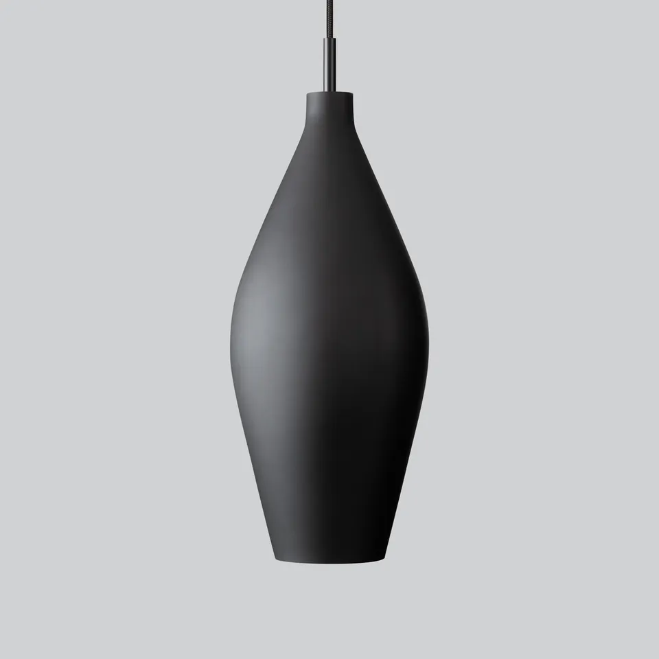 mawa-granada-pendelleuchte-opalglas-schwarz-wei image 1